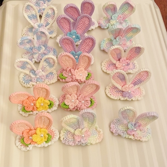Handmade Hair Clips Crochet Hair Pin Gift for Girls - Picture 11 of 11